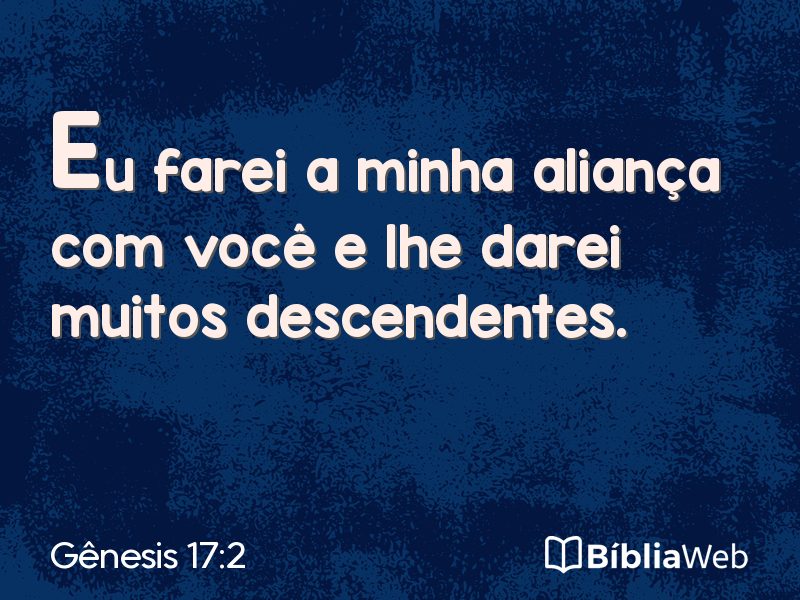 Gênesis 17:2 em imagem para compartilhar