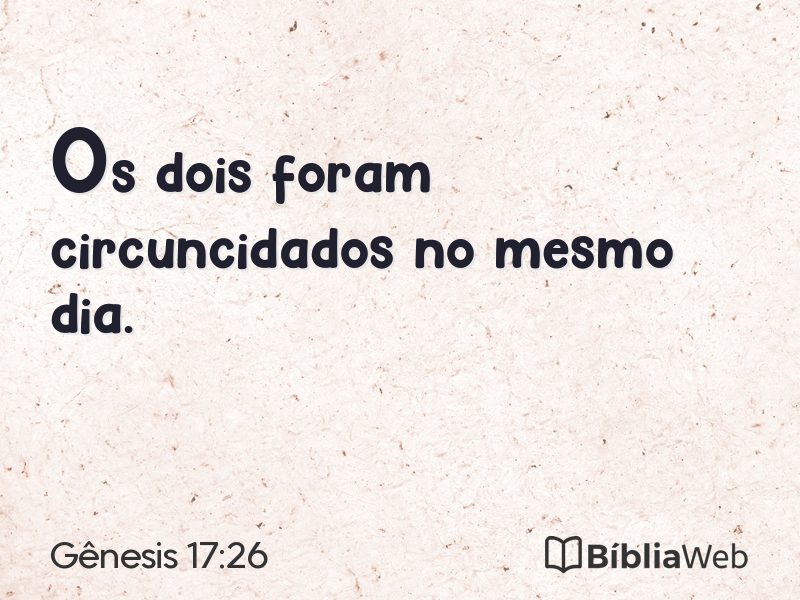 Gênesis 17:26 em imagem para compartilhar