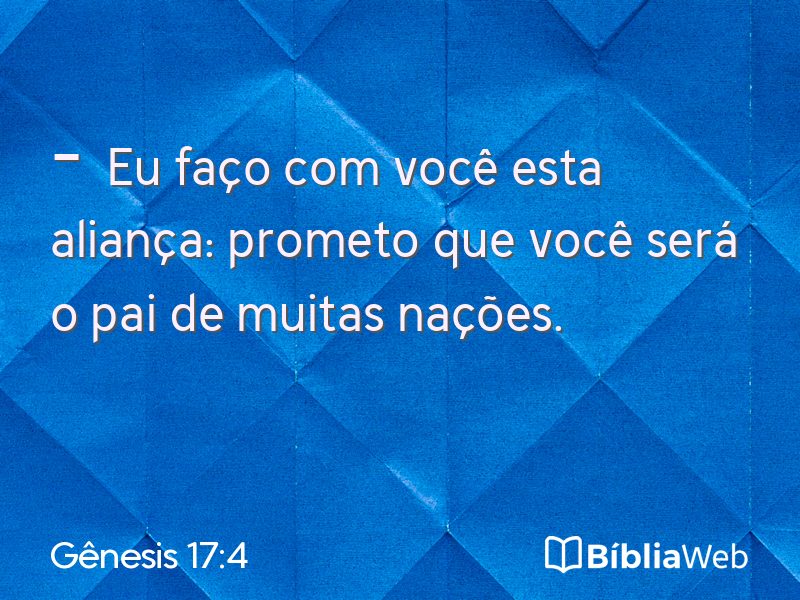 Gênesis 17:4 em imagem para compartilhar