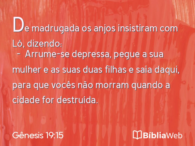 Gênesis 19:15 em imagem para compartilhar