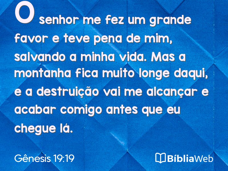 Gênesis 19:19 em imagem para compartilhar