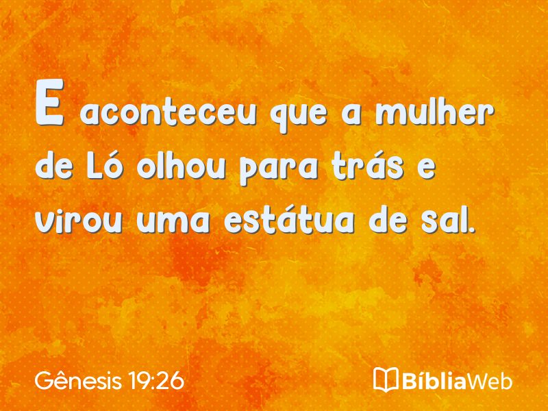 Gênesis 19:26 em imagem para compartilhar