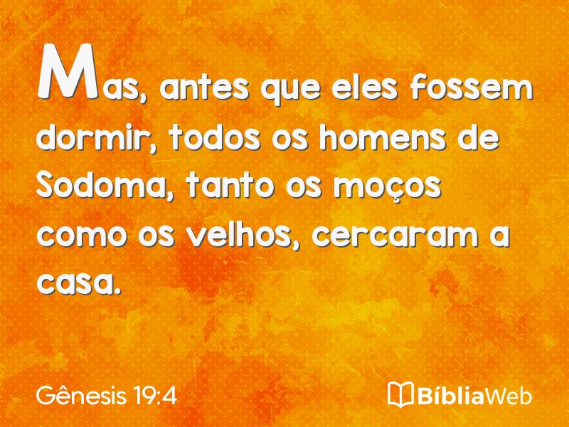 Gênesis 19:4 em imagem para compartilhar