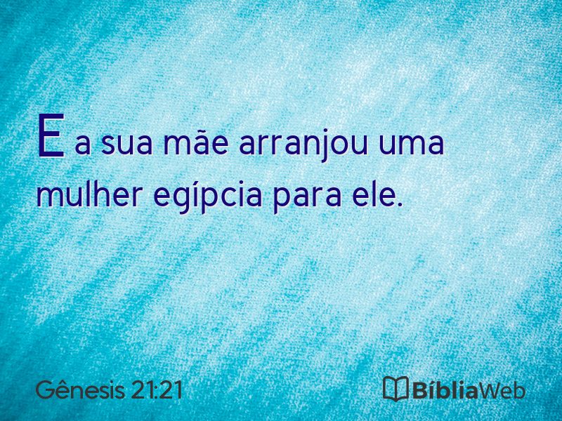 Gênesis 21:21 em imagem para compartilhar