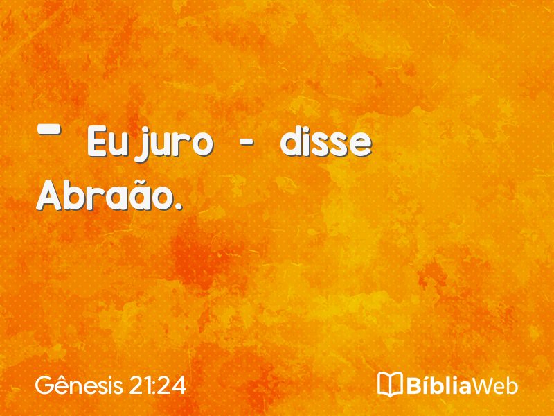 Gênesis 21:24 em imagem para compartilhar