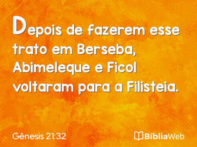 Gênesis 21:32 em imagem para compartilhar