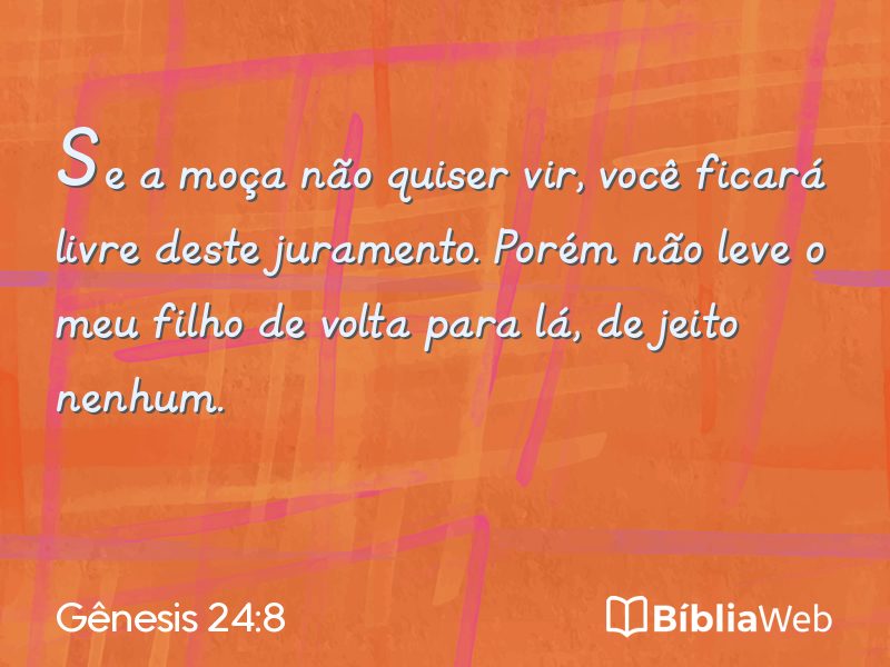 Gênesis 24:8 em imagem para compartilhar