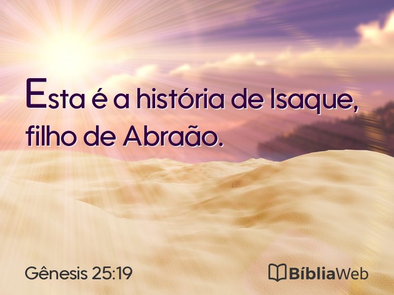 Gênesis 25:19 em imagem para compartilhar
