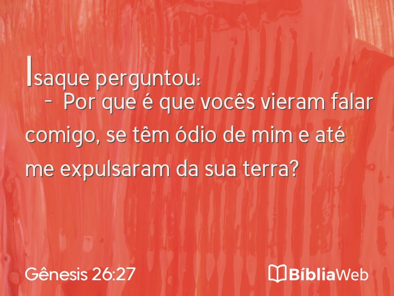 Gênesis 26:27 em imagem para compartilhar
