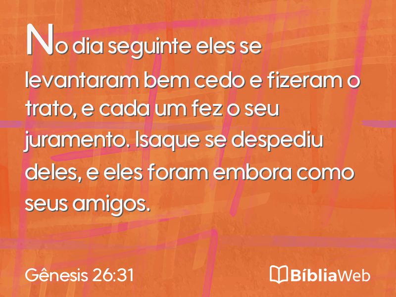 Gênesis 26:31 em imagem para compartilhar