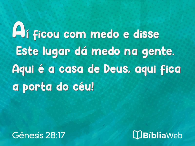 Gênesis 28:17 em imagem para compartilhar