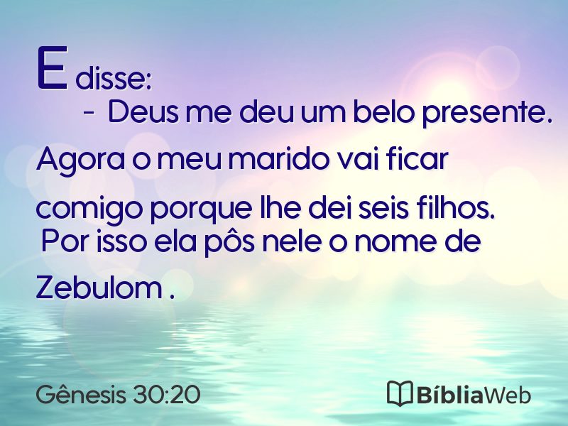Gênesis 30:20 em imagem para compartilhar