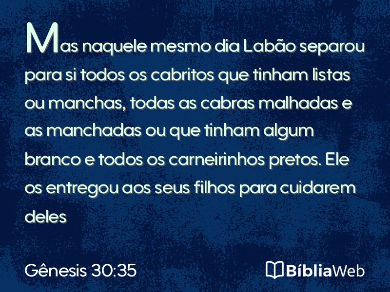 Gênesis 30:35 em imagem para compartilhar