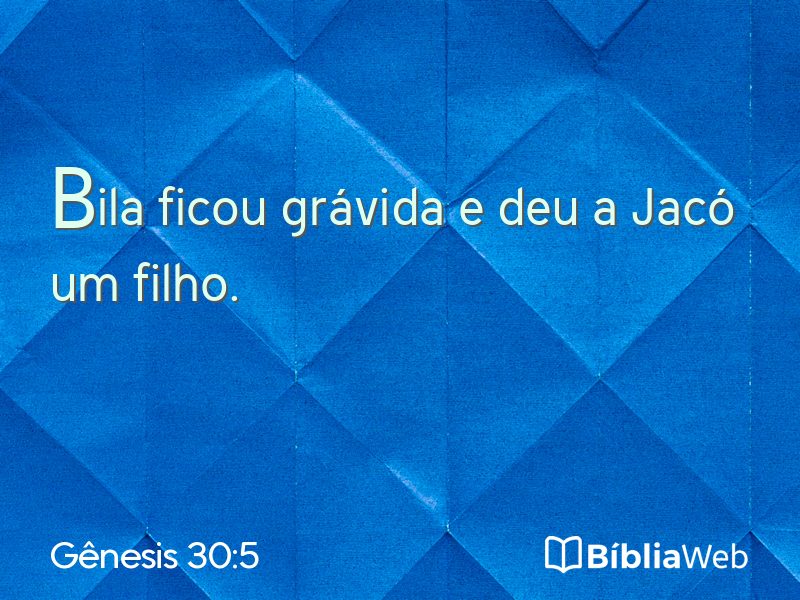 Gênesis 30:5 em imagem para compartilhar