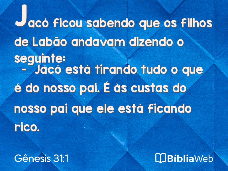 Gênesis 31:1 em imagem para compartilhar