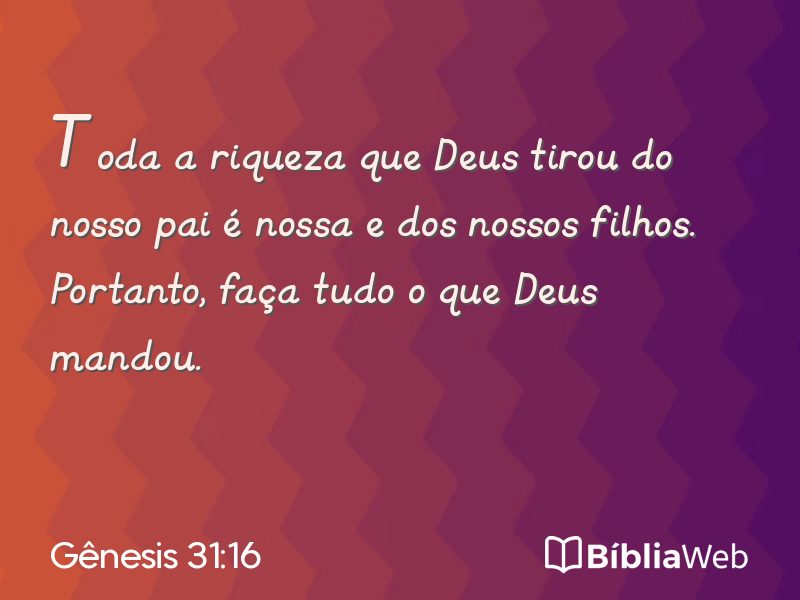 Gênesis 31:16 em imagem para compartilhar
