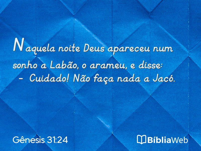 Gênesis 31:24 em imagem para compartilhar