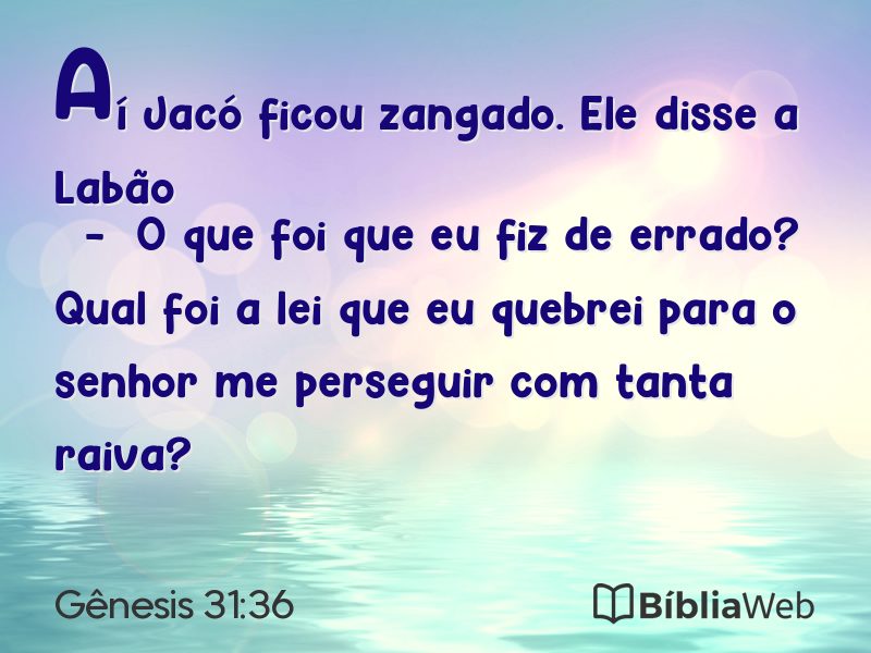 Gênesis 31:36 em imagem para compartilhar