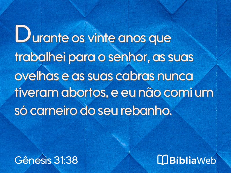 Gênesis 31:38 em imagem para compartilhar