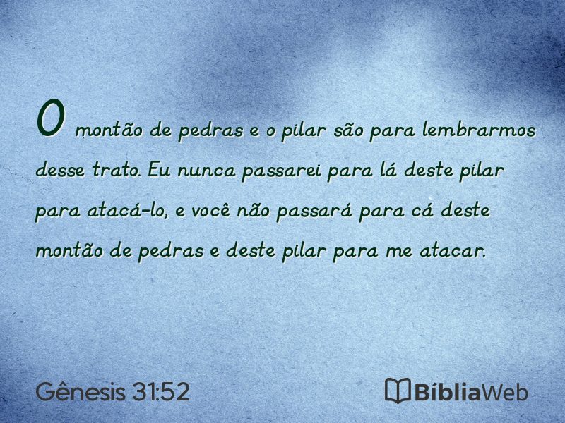 Gênesis 31:52 em imagem para compartilhar
