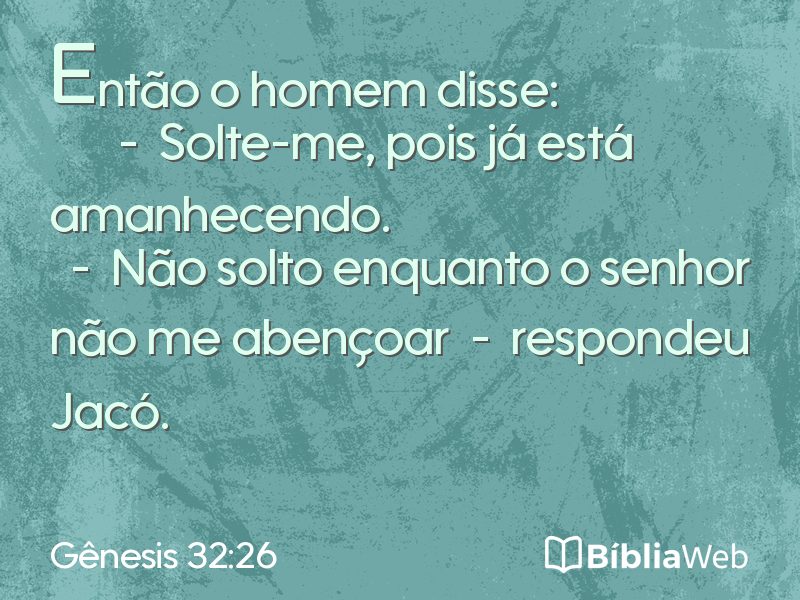 Gênesis 32:26 em imagem para compartilhar