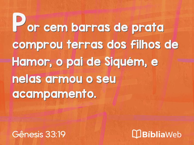 Gênesis 33:19 em imagem para compartilhar