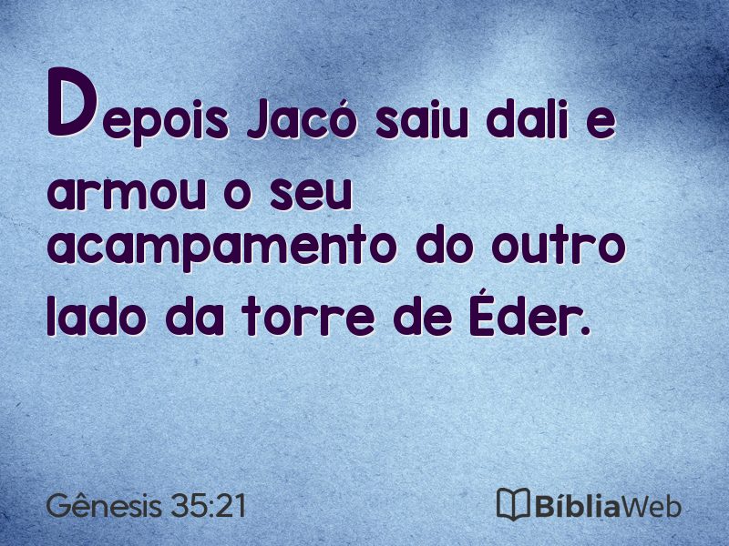 Gênesis 35:21 em imagem para compartilhar