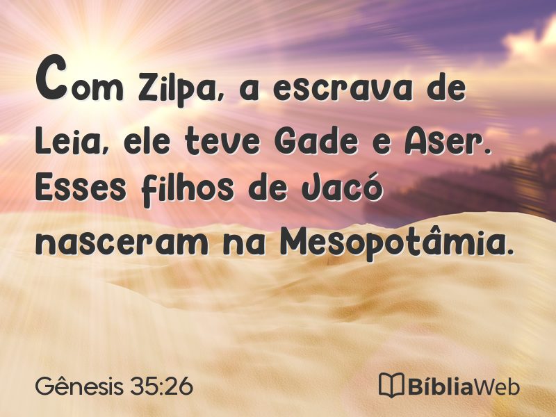 Gênesis 35:26 em imagem para compartilhar