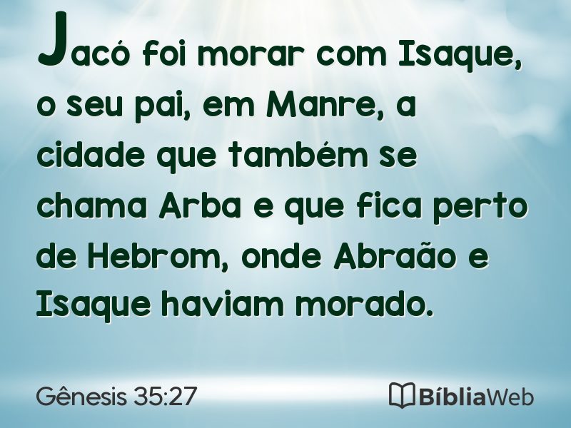 Gênesis 35:27 em imagem para compartilhar