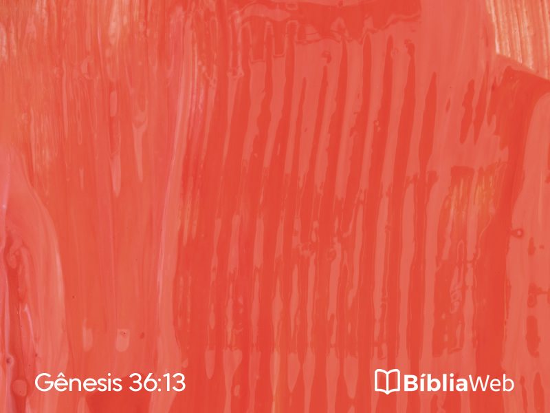 Gênesis 36:13 em imagem para compartilhar