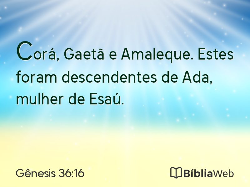 Gênesis 36:16 em imagem para compartilhar