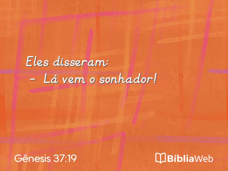 Gênesis 37:19 em imagem para compartilhar