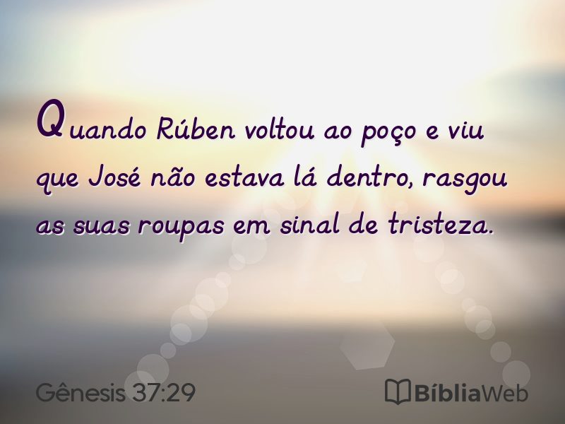 Gênesis 37:29 em imagem para compartilhar