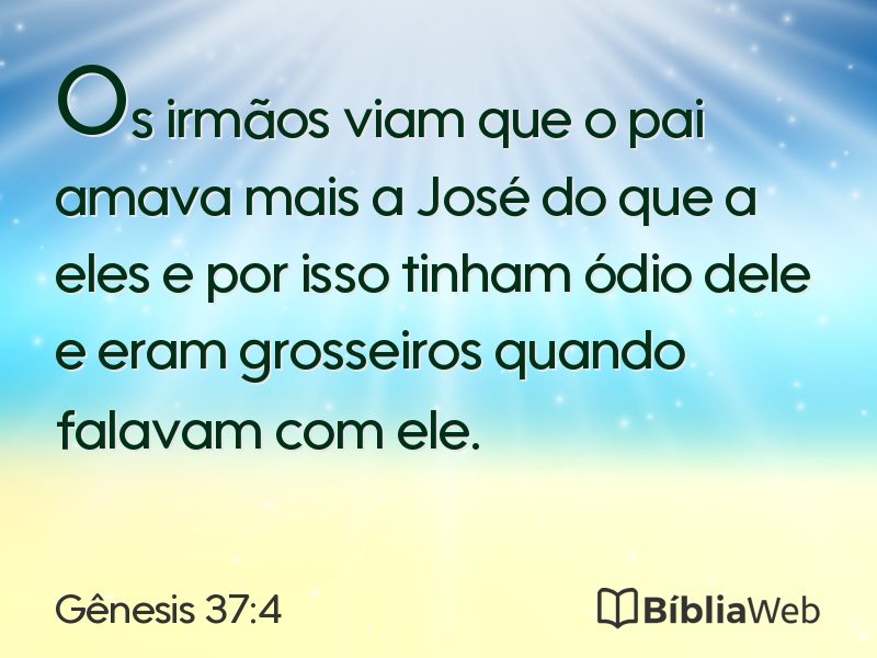 Gênesis 37:4 em imagem para compartilhar