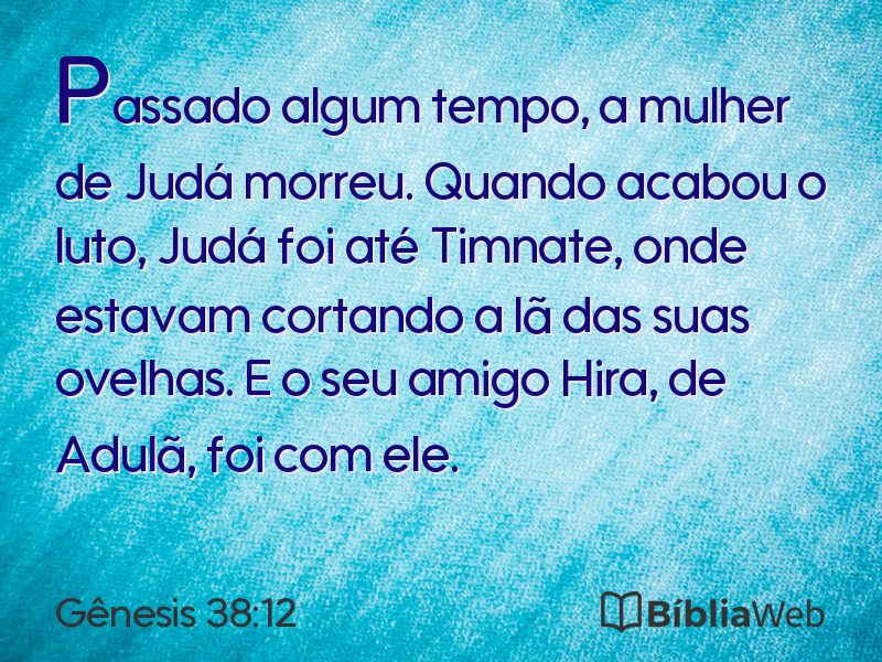 Gênesis 38:12 em imagem para compartilhar