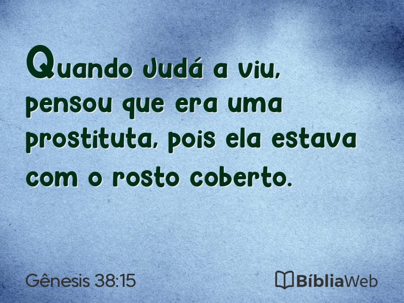 Gênesis 38:15 em imagem para compartilhar
