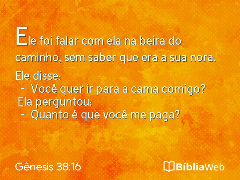Gênesis 38:16 em imagem para compartilhar