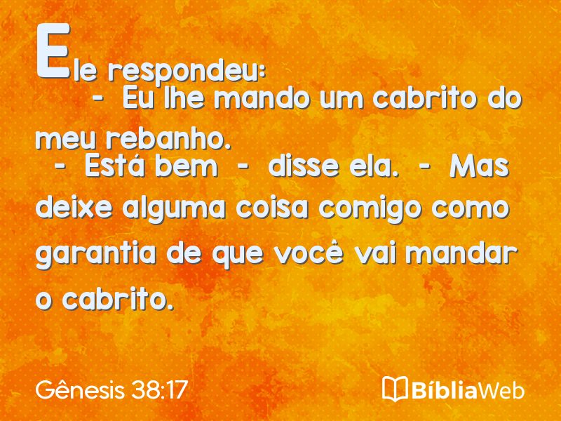 Gênesis 38:17 em imagem para compartilhar