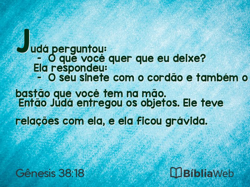 Gênesis 38:18 em imagem para compartilhar