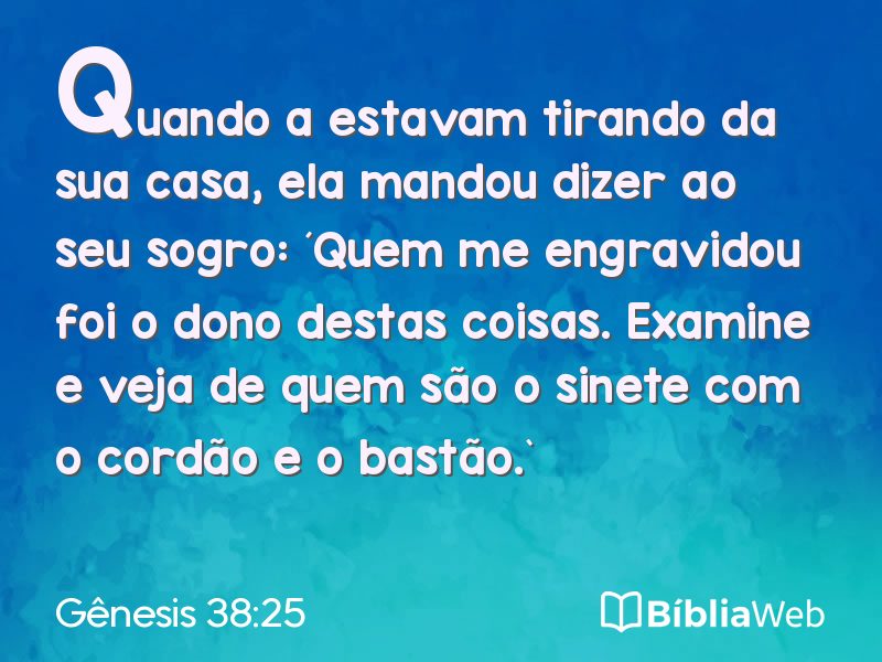 Gênesis 38:25 em imagem para compartilhar