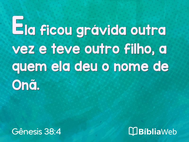 Gênesis 38:4 em imagem para compartilhar