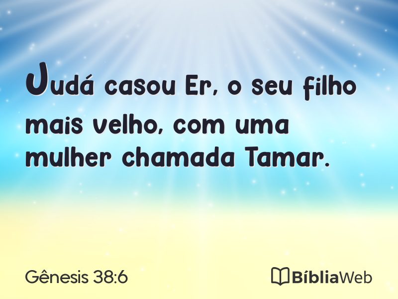 Gênesis 38:6 em imagem para compartilhar