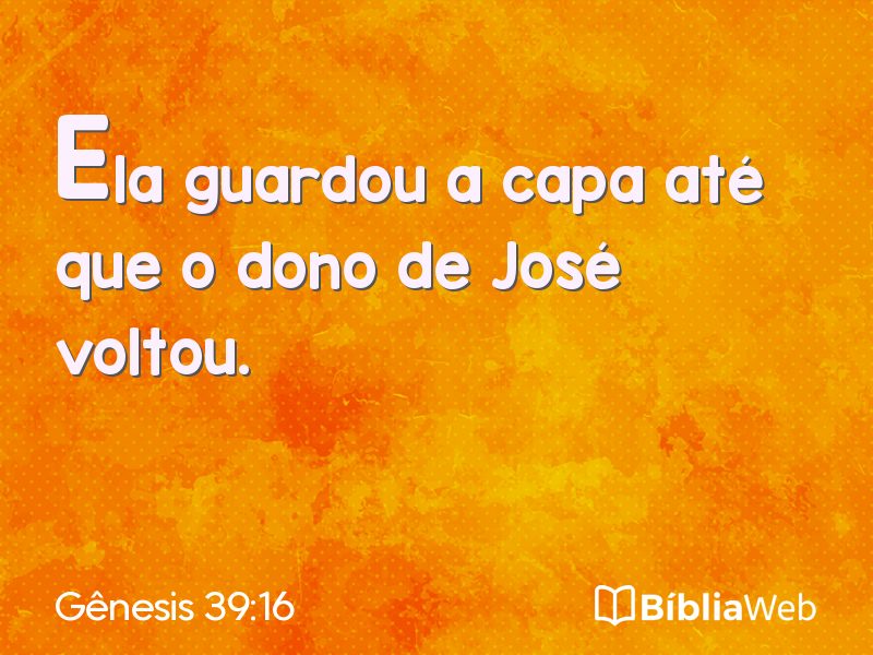 Gênesis 39:16 em imagem para compartilhar