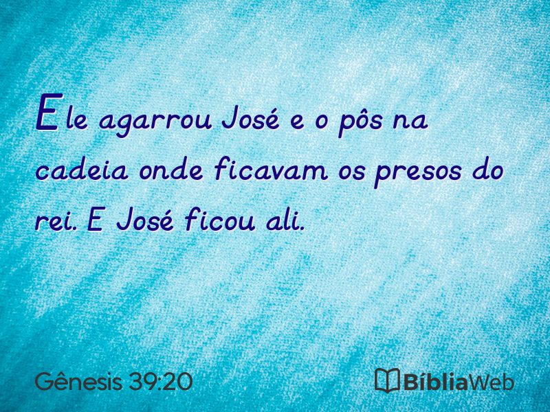 Gênesis 39:20 em imagem para compartilhar