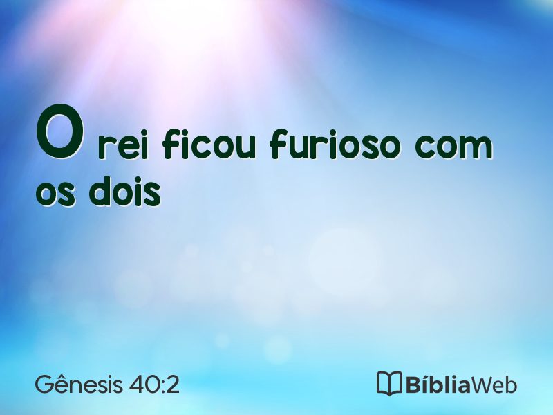Gênesis 40:2 em imagem para compartilhar