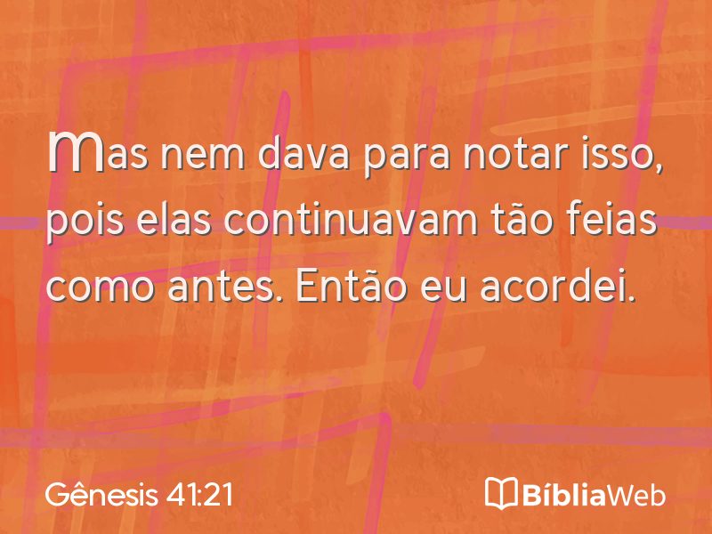 Gênesis 41:21 em imagem para compartilhar