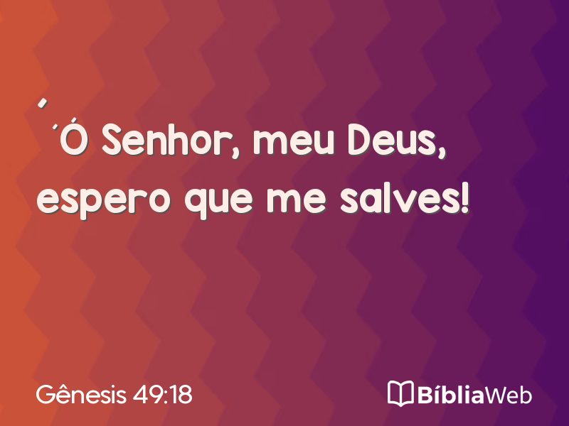 Gênesis 49:18 em imagem para compartilhar