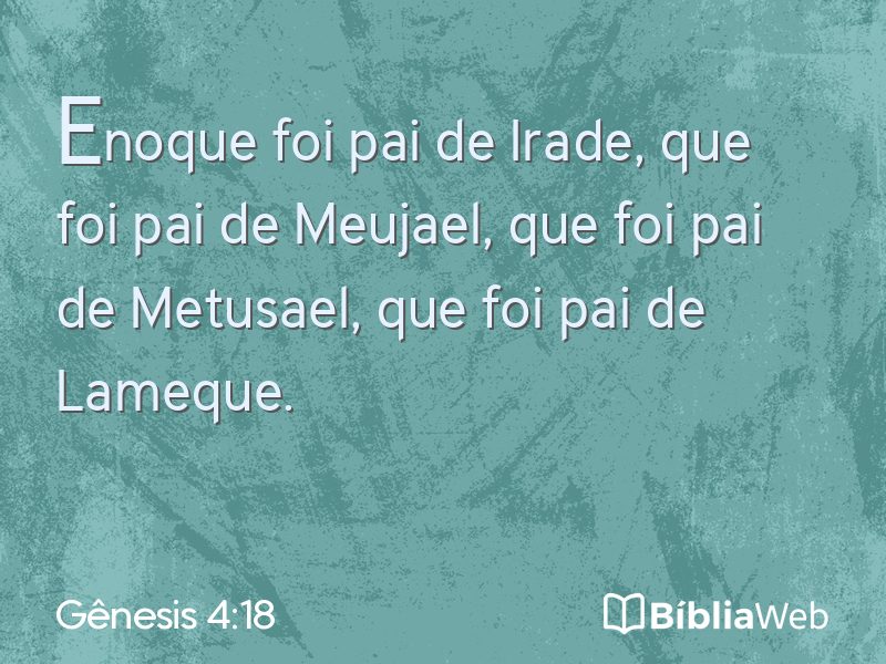 Gênesis 4:18 em imagem para compartilhar