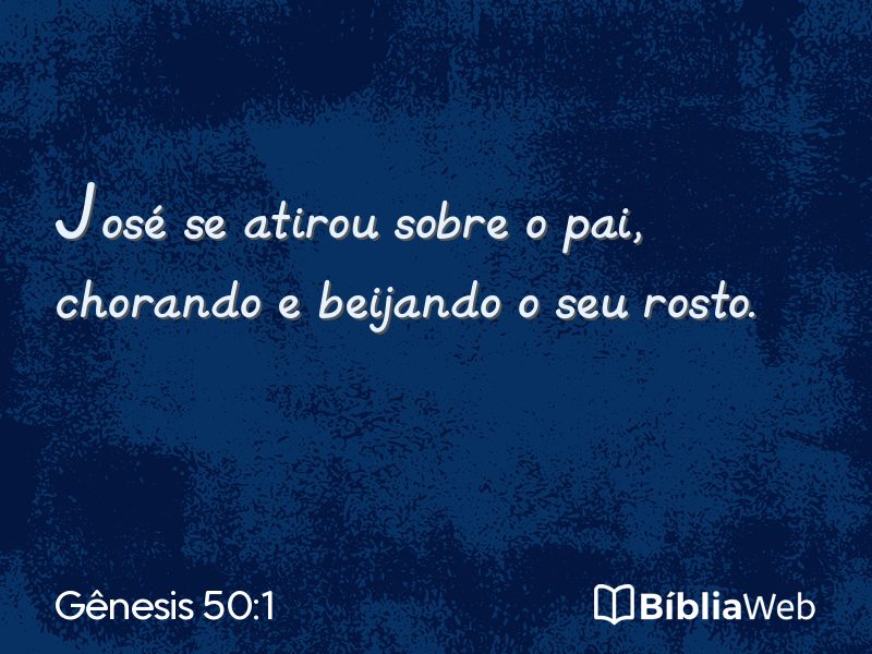 Gênesis 50:1 em imagem para compartilhar