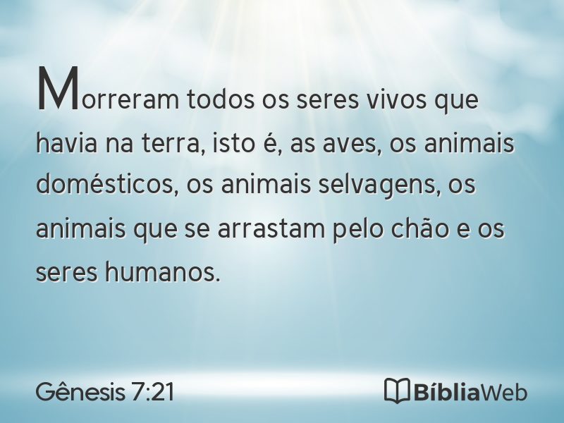 Gênesis 7:21 em imagem para compartilhar